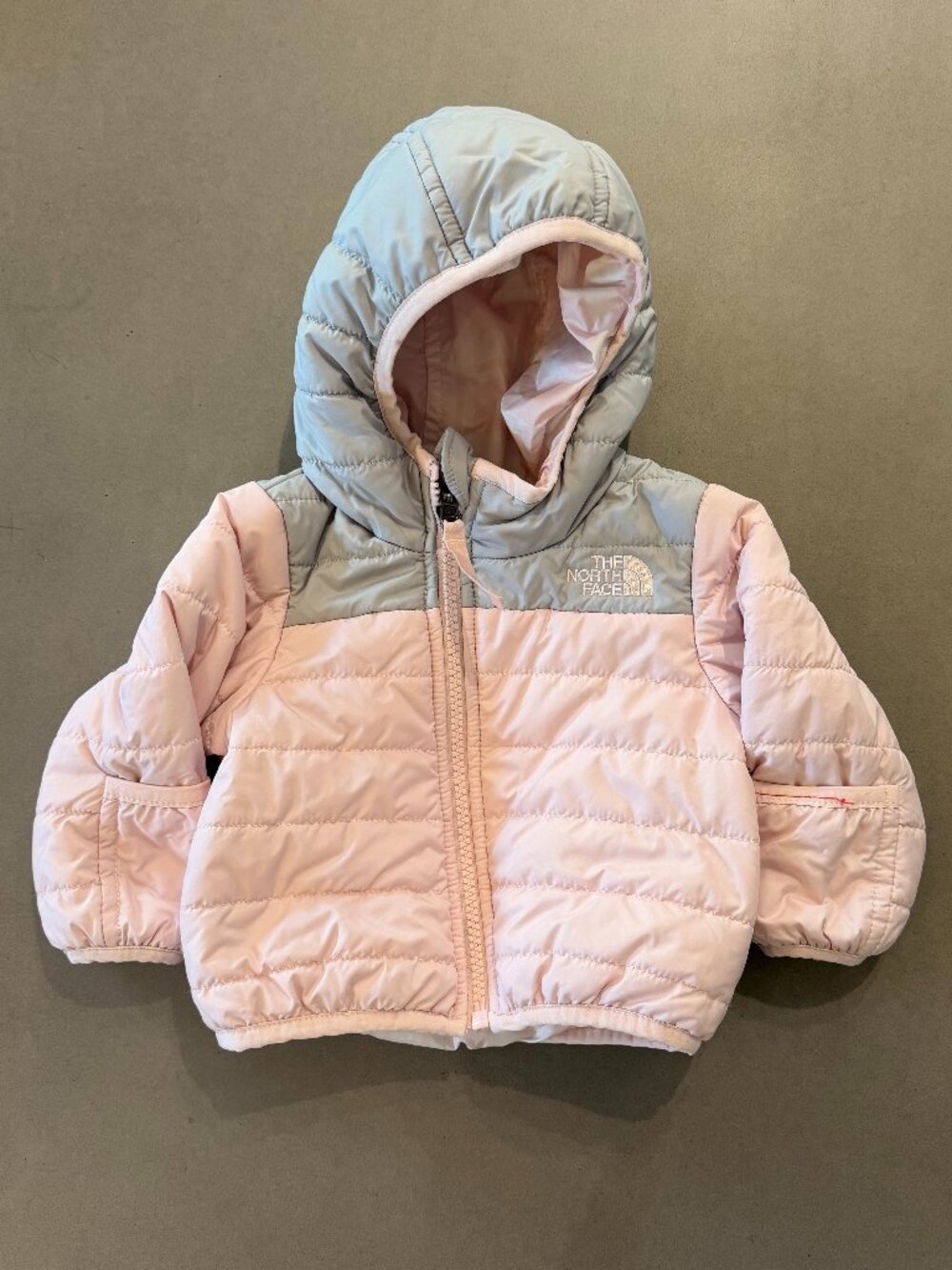 The North Face Baby Perrito Reversible Puffer Jacket Pink 3-6M